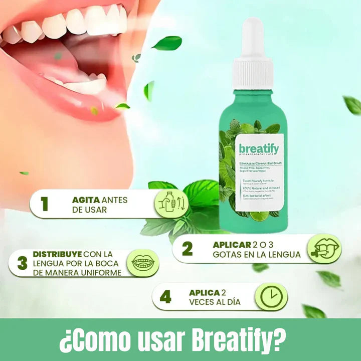 Breatify: Elimina el Mal Aliento de Forma Natural